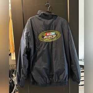 Racing Logo Men's Navy Jacket | NASCAR Busch Series